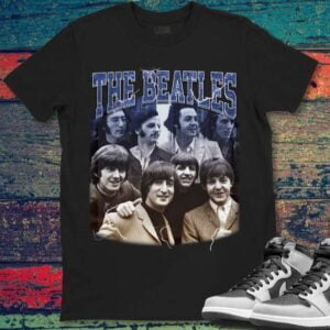The Beatles Band Vintage Potrait Poster Rock Music T Shirt