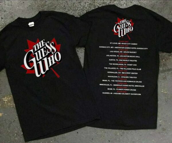 The Guess Who American Tour Dates 2021 2022 T Shirt