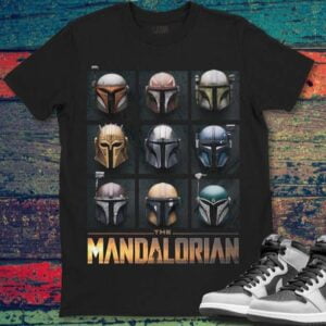 The Mandalorian Star Wars Bounty Hunter Helmet T Shirt