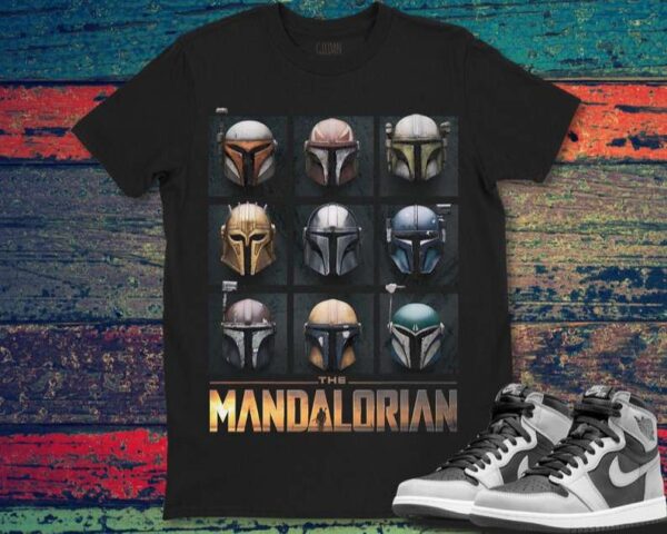 The Mandalorian Star Wars Bounty Hunter Helmet T Shirt