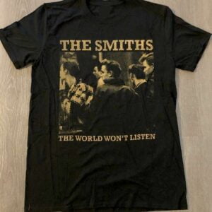 The Smiths Band T Shirt The World World Wont Listed