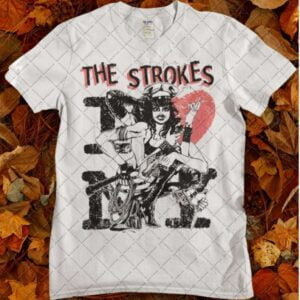 The Strokes T Shirt I love New York