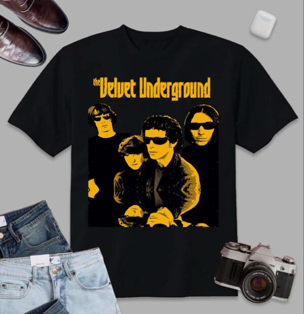 The Velvet Underground T Shirt Rock Band