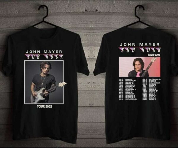 Tour John Mayer Sob Rock America Tour T Shirt John Mayer