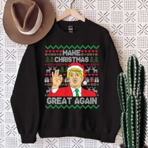 Trump Make Christmas Great Again T Shirt Anti Biden