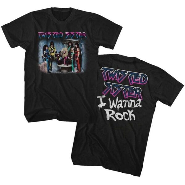 Twisted Sister I Wanna Rock T Shirt