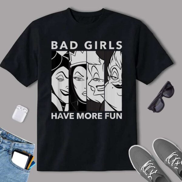 Villains Bad Girls Disney Unisex T Shirt