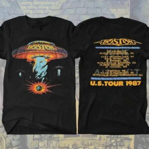 Vintage 1987 Boston Rock Band Concert Tour T Shirt