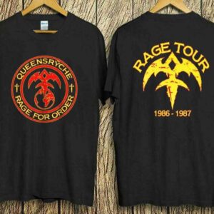 Vintage Queensryche Rage For Order Concert Tour T Shirt