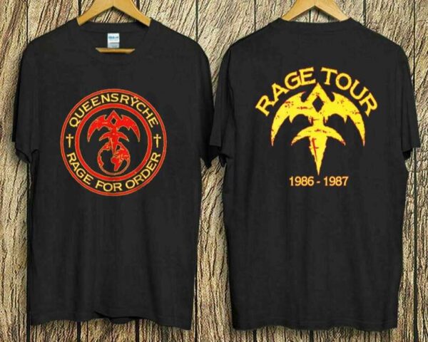 Vintage Queensryche Rage For Order Concert Tour T Shirt