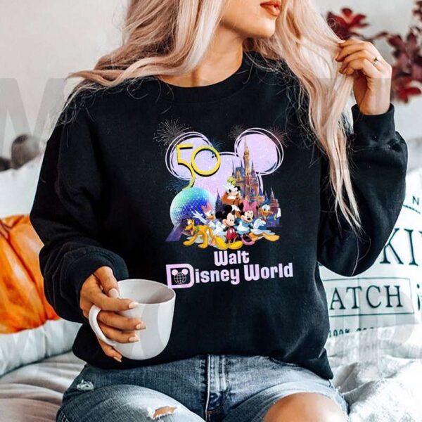 50 Years of Disney T Shirt Disney World Sweatshirt