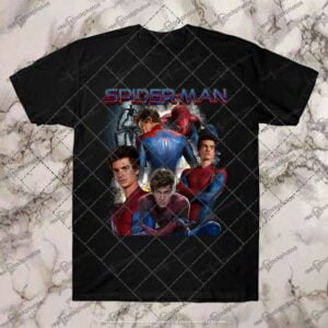 Andrew Garfield Spiderman Movie Black T Shirt