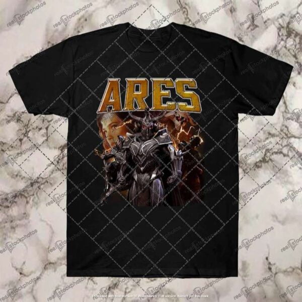 Ares Vintage Black T Shirt