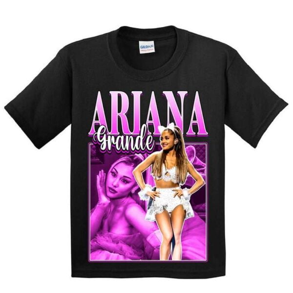 Ariana Grande Singer Vintage Black T Shirt