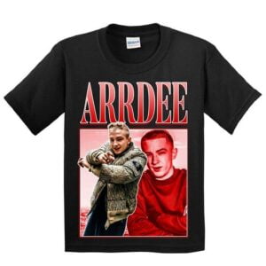 Arrdee Rapper Vintage Black T Shirt