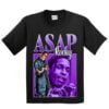 Asap Rocky Rapper Vintage Black T Shirt