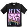 BTS Vintage Black T Shirt