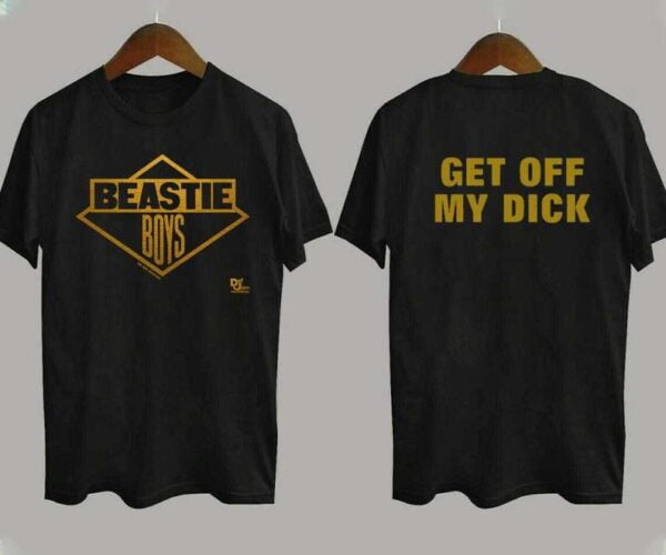 Beastie Boys Get Off My Dick Run DMC Rap Tour T Shirt