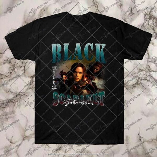 Black Widow Movie T Shirt Scarlett Johansson