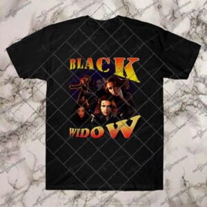 Black Widow Scarlett Johansson Black T Shirt