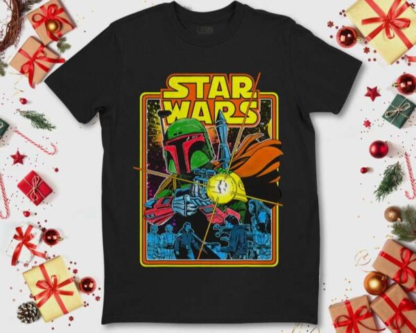 Boba Fett Fires T Shirt Star Wars