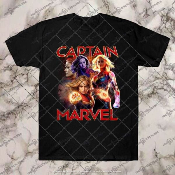 Brie Larson Black T Shirt Captain Marvel