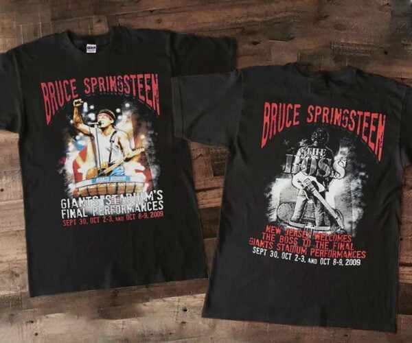 Bruce Springsteen Giants Stadium Final Performance Tour T Shirt