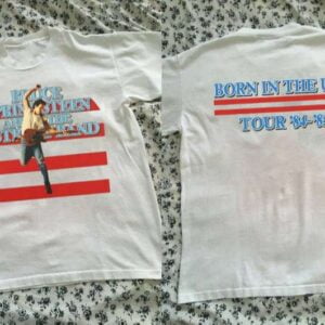 Bruce Springsteen and E Street Band Born in USA Tour 84 85 T Shirt