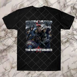 Bucky Barnes Black T Shirt