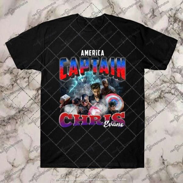 Captain America Chris Evans Shirt