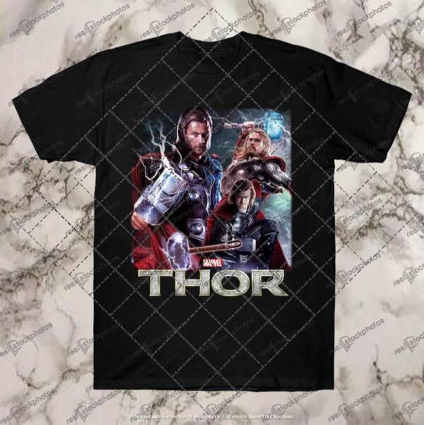 Chris Hemsworth Thor Black T Shirt