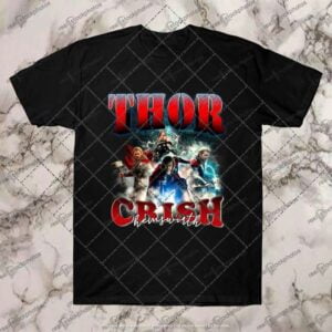 Chris Hemsworth Thor Black T Shirt Marvel