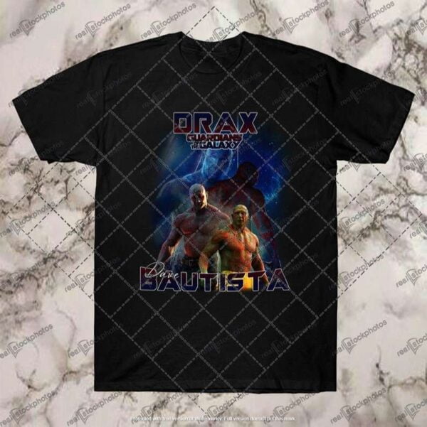 Dave Bautista Black T Shirt Drax