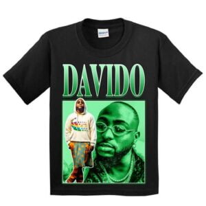 Davido Singer Vintage Black T Shirt