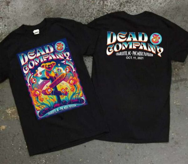 Dead and Company Charlotte NC Tour 2021 T Shirt