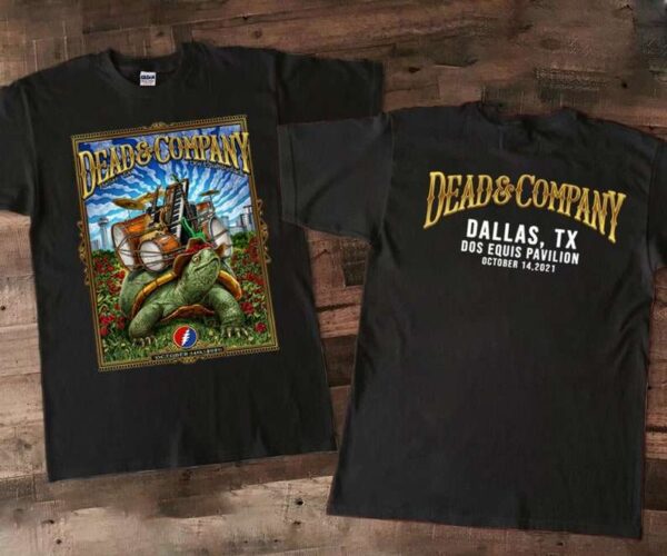 Dead and Company Dallas TX Dos Equis Pavilion Tour October 14 2021 T Shirt