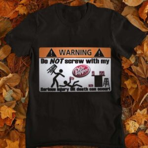 Dr Pepper Warning Sign T Shirt