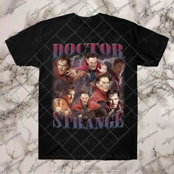 Dr Strange Black T Shirt