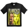 Florence Pugh Actress Vintage Black T Shirt