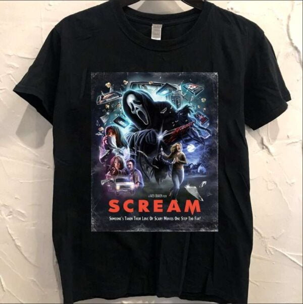 Ghost Face 1996 Movie T Shirt