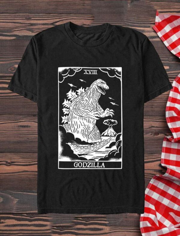 Godzilla Tarot Card T Shirt
