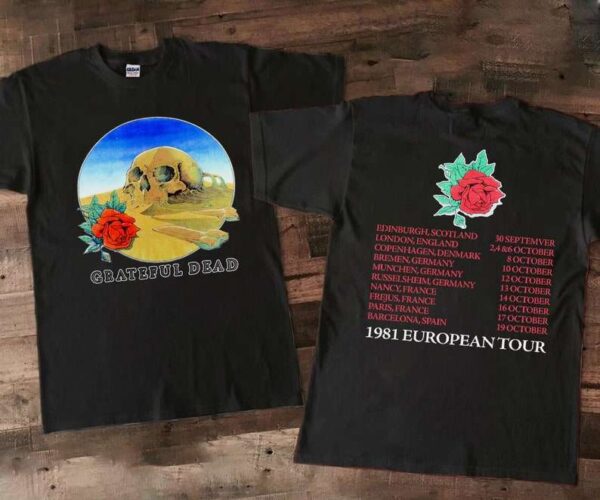 Grateful Dead European Tour T Shirt