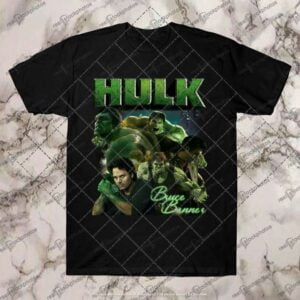 Hulk Bruce Banner Black T Shirt