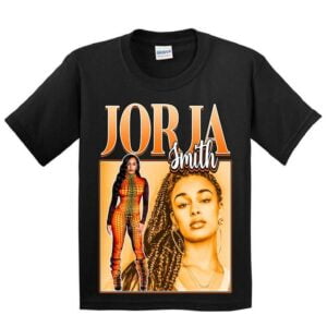 Jorja Smith Singer Vintage Black T Shirt