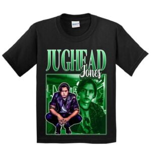 Jughead Jones RiverdaleVintage Black T Shirt