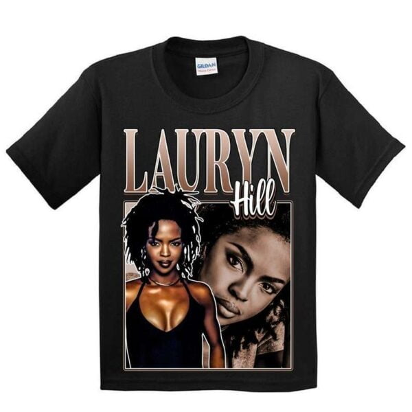 Lauryn Hill Singer Vintage Black T Shirt