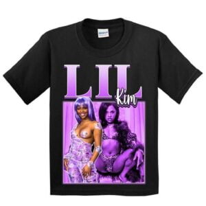 Lil Kim Rapper Vintage Black T Shirt