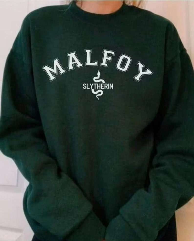 |SLYTHERIN MALFOY 03 Unisex Hooded Pullover XS-XL|| New Blogger Fashion|