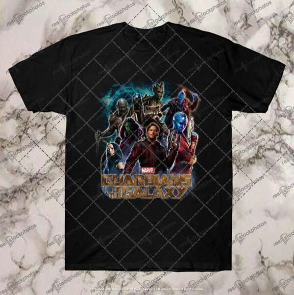 Marvel Guardians Of The Galaxy Black T Shirt