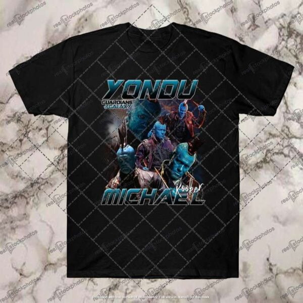 Michael Rooker Yondu Vintage Black T Shirt